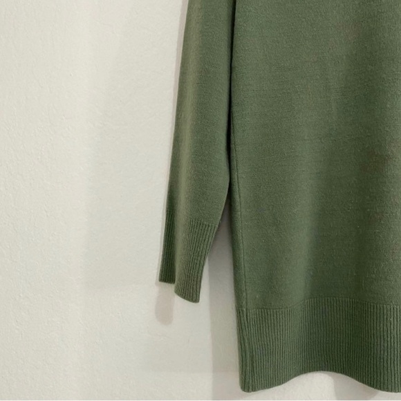 Chamir Original Vintage Men's 48 Green Deep V Neck Knit Sweater - Picture 5 of 7